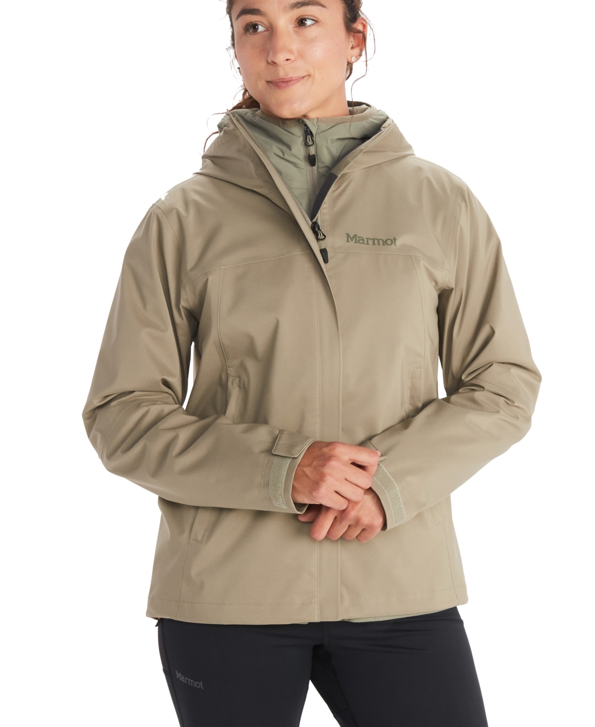 Marmot Women's PreCip Eco Pro Hooded Collar Jacket