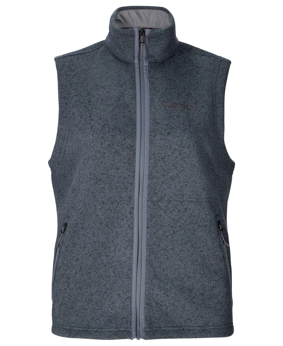 Marmot Women's Drop Lined Collar Vest In Steel Onyx Heather