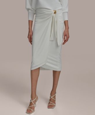 Donna Karan New York - Women's Gathered Waist Midi Skirt