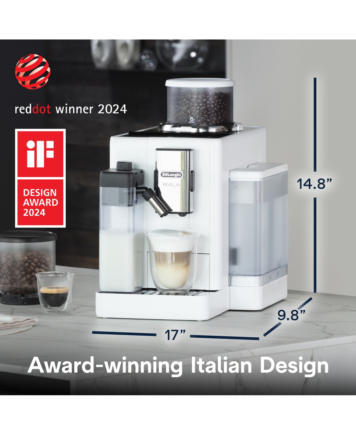 Shop Delonghi Rivelia Automatic Espresso Machine