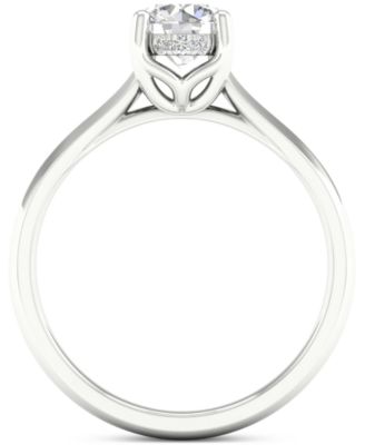 Diamond Hidden Halo Engagement Ring (3/4 ct. t.w.) in 14k White Gold