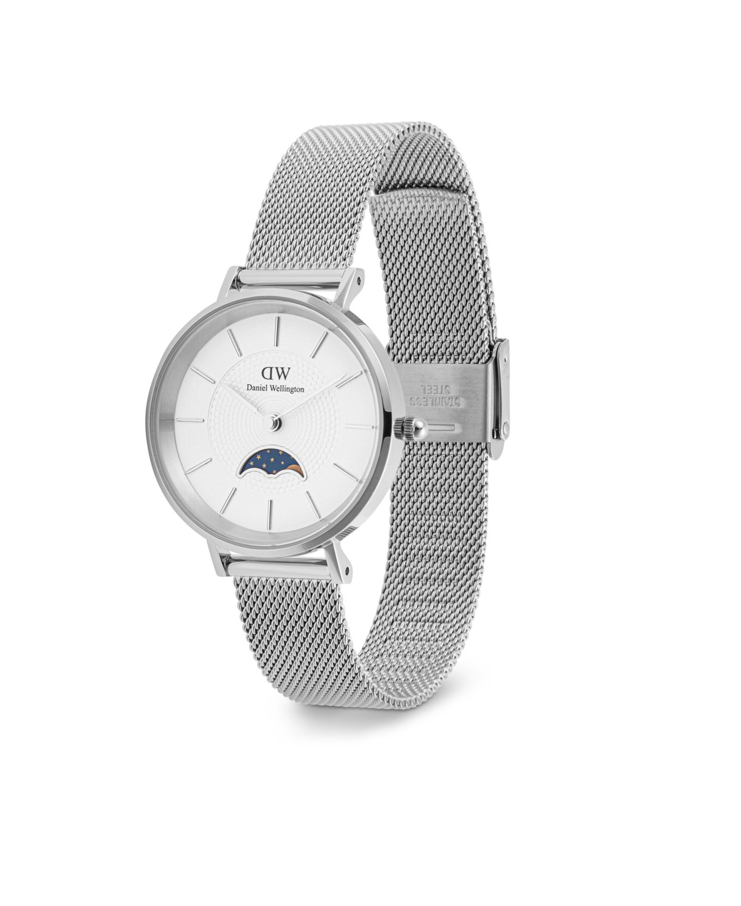 Часы Daniel Wellington Unisex Analog Silver-Tone Stainless Steel Watch, 32mm — фото 2