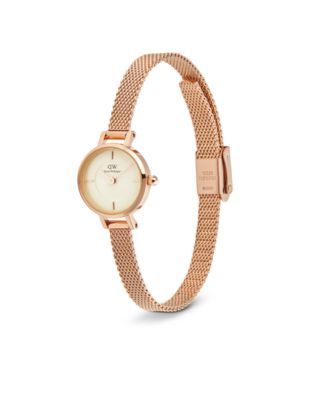 Unisex Analog Rose Gold-Tone Stainless Steel Watch, 19mm