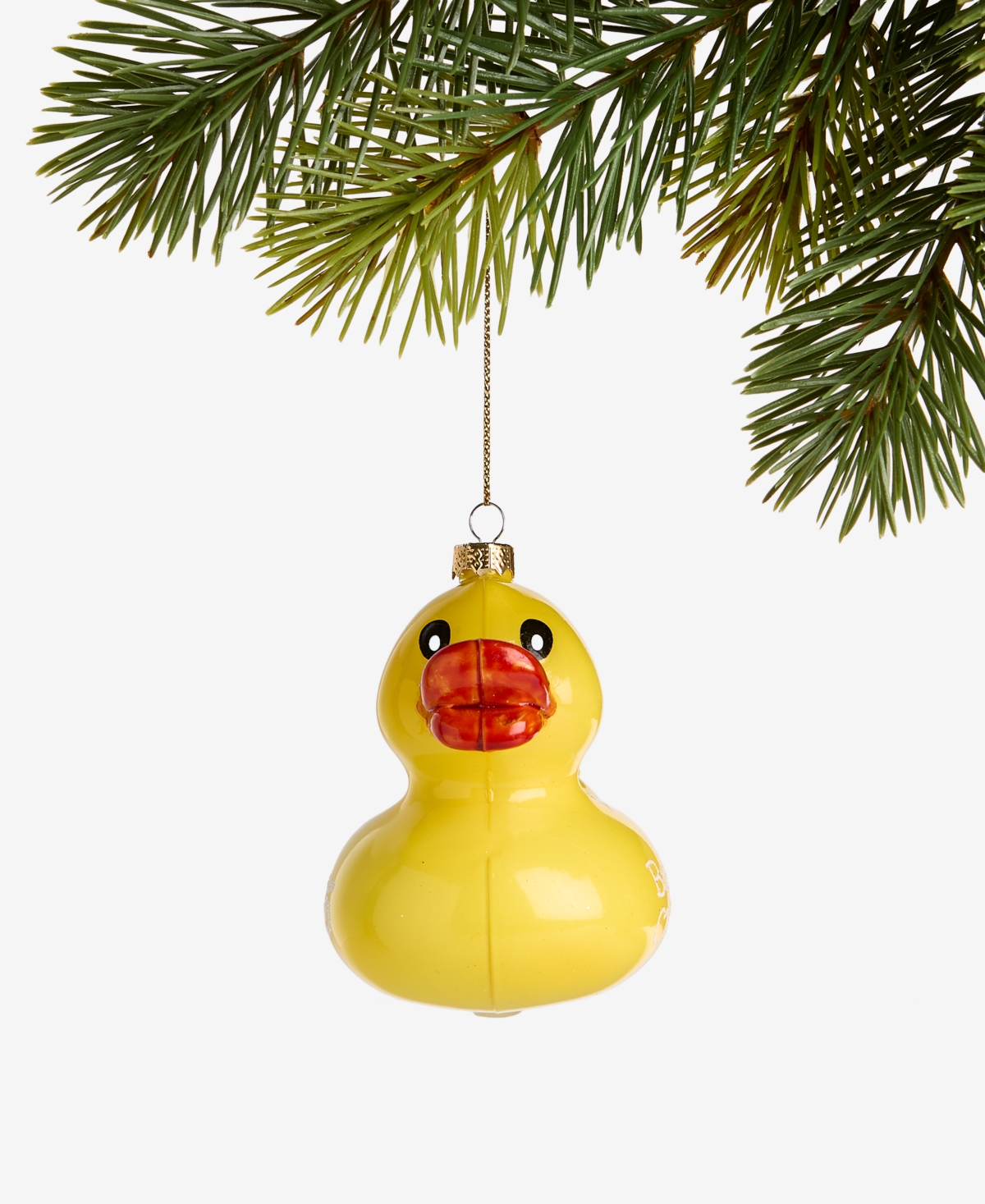 Holiday Lane Baby's First Christmas 2025 Glass Ducky Ornament, Macy's Exclusive