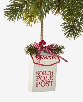 Holiday Lane - Heritage North Pole Post Ornament