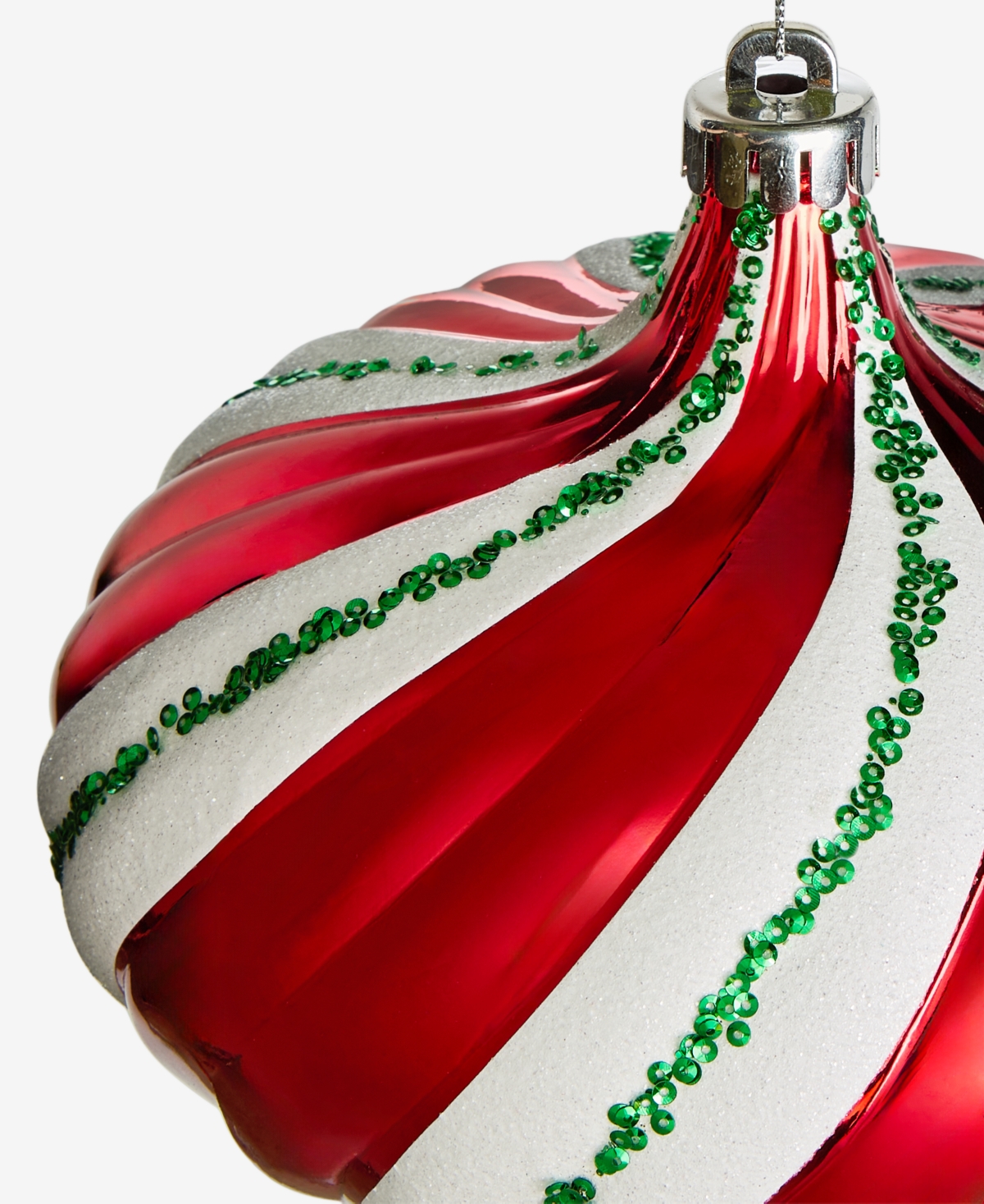 Holiday Lane Christmas Cheer Swirl Onion Ornament, Macy's Exclusive In Multi