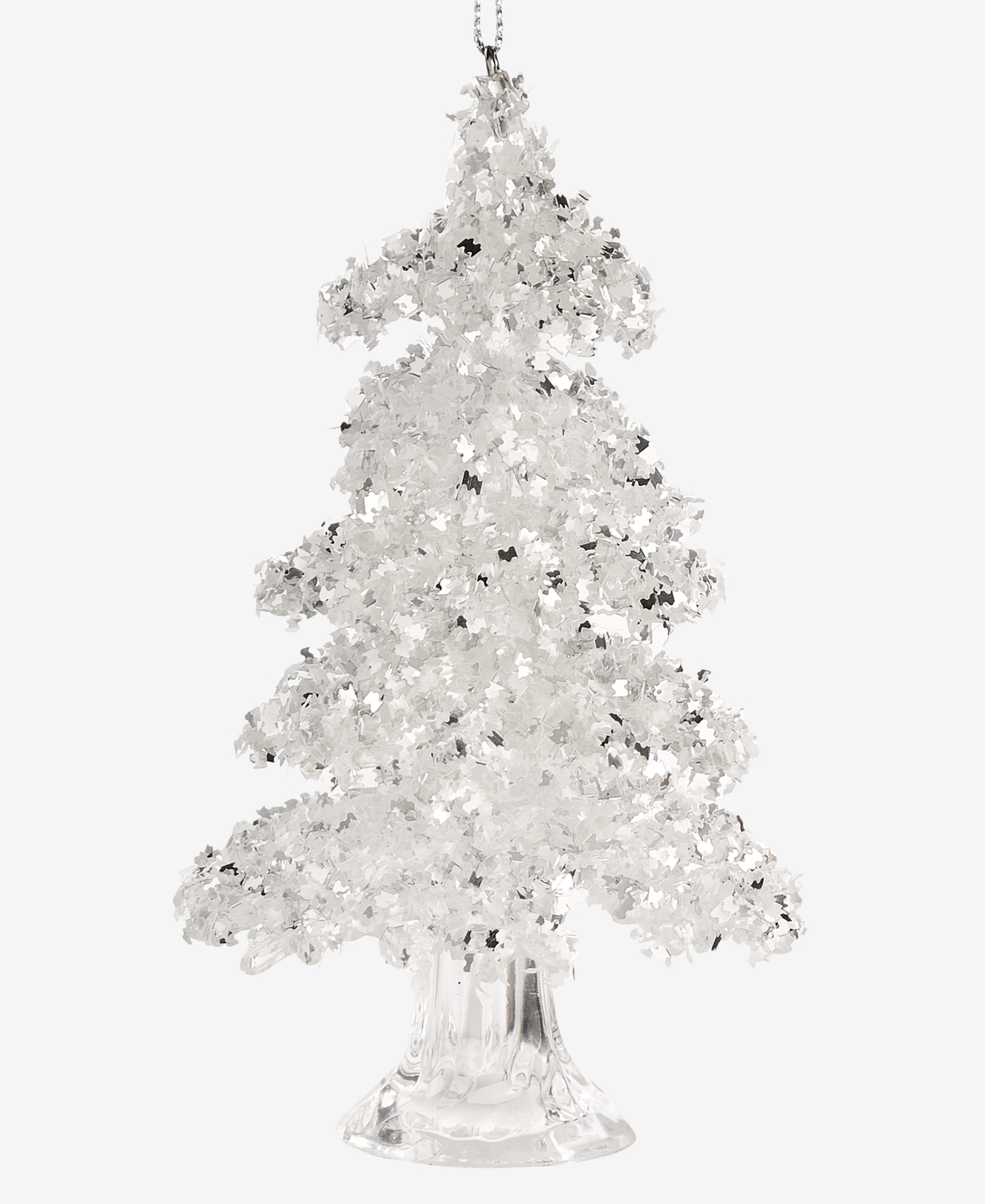 Holiday Lane Christmas Glitters Clear Tree Ornament, Macy's Exclusive In Multi