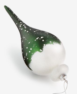 Enchanted Emerald Glass Drop Ornament, Macy's Exclusive