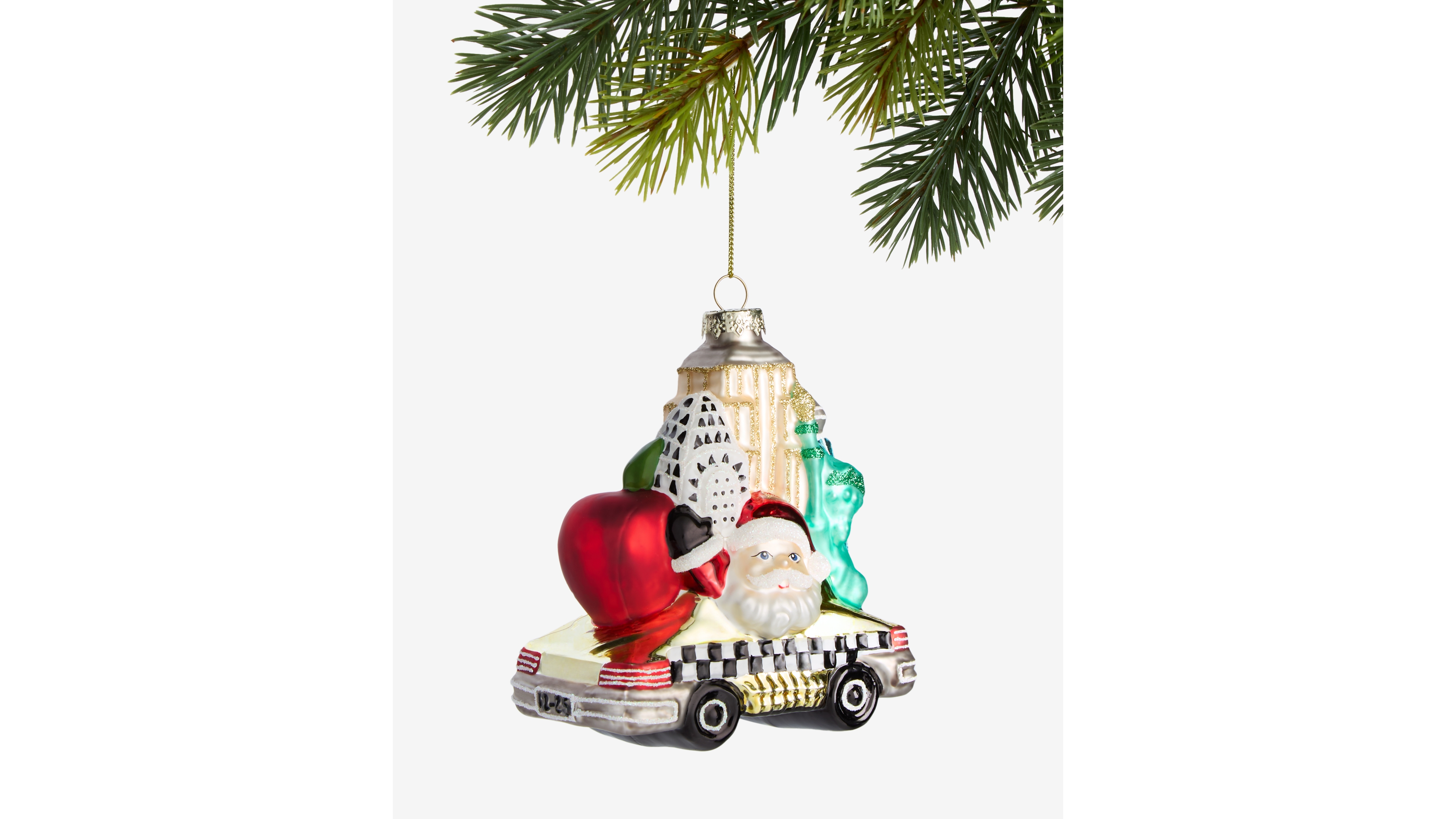 Holiday Lane New York City Icons Glass Ornament, Macy's Exclusive