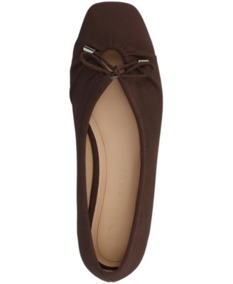 Women's Callee Rouched Tie Ballet Flats