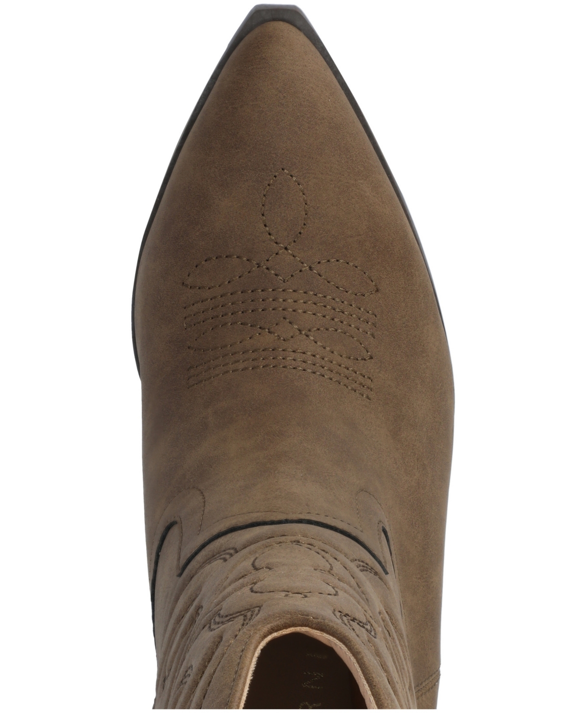 Journee Collection Womens Chantry Regular Wide Calf Western Mid Shaft Boots In Brown