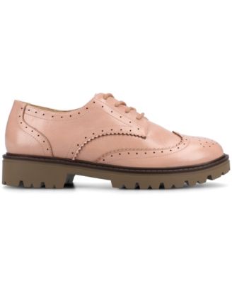 Women's Claudiya Lug Sole Lace Up Oxford Loafers