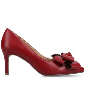 Women's Crystol Pointed Toe Bow Stiletto Pumps