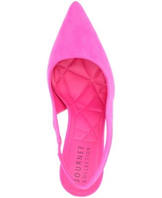 Journee Womens Elenney Mid Heel Pointed Toe Pumps