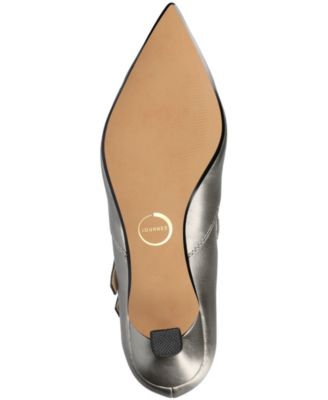 Women's Carnation Pointed Toe Mary Jane Pumps