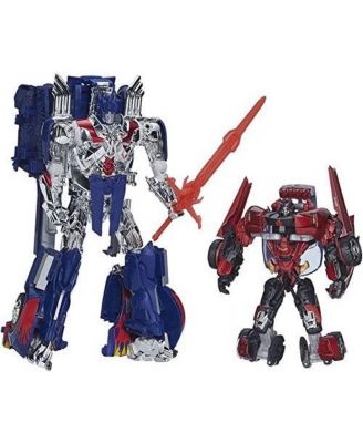 Leader Class Optimus Prime with Trailer and Sideswipe | 4 Age of Extinction AOE