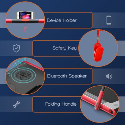 2-in-1 Folding Walking Pad Treadmill – LED Display, Remote Control, and Ultra-Compact Design for Home Fitness