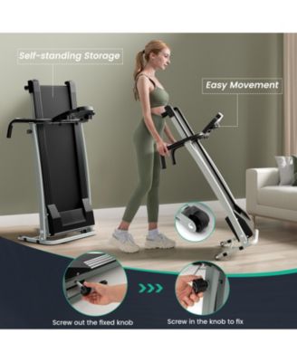 Folding Electric Treadmill with LED Display – Compact Design for Easy Storage and Fitness