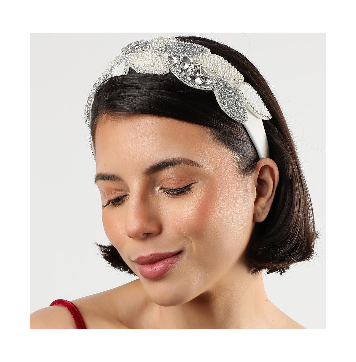Sohi Women's Stone Studed Designer Hairband