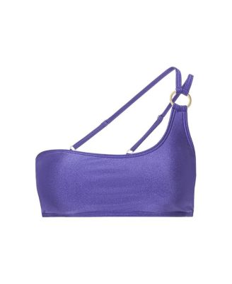 Women's One Shoulder Bandeau Bikini Swimsuit Top Bra Sizing