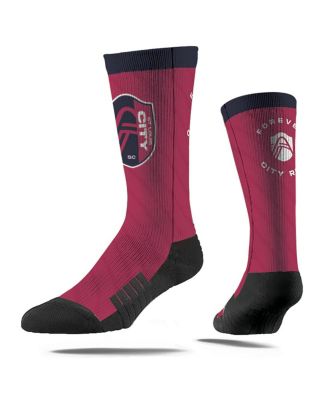 Мужские и женские носки Strideline St. Louis City SC 2025 Jersey Hook Premium Crew от Strideline