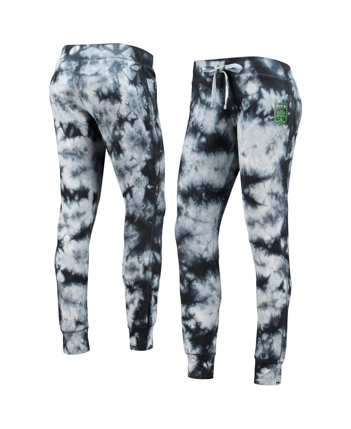 Women's by New Era Black Austin Fc Tie-Dye Pants - Black