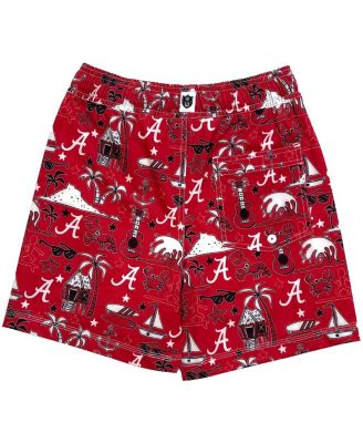 Big Boys and Girls Crimson Alabama Crimson Tide Luau Swimsuit