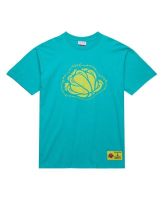 Men's Turquoise Vancouver Grizzlies Hardwood Classics Neon Nights Premium T-Shirt