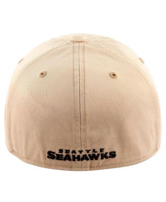 Мужская брендовая шляпа цвета хаки Seattle Seahawks 47-го года выпуска, приталенная по франшизе.
