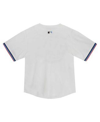 Big Boys and Girls White Miami Marlins Home Game Jersey