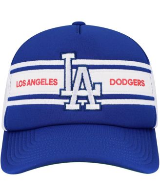 Men's Royal Los Angeles Dodgers Sideline Trucker Adjustable Hat
