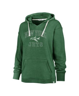 Women's Kelly Green New York Jets Plus Size Clarity Kennedy Pullover Hoodie