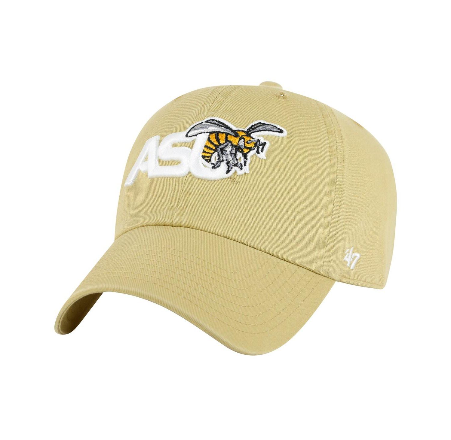 Men's Gold Alabama State Hornets Side Back Clean Up Adjustable Hat
