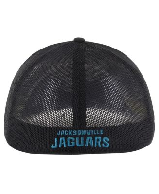 Фирменная мужская черная кепка Jacksonville Jaguars Blackball Trophy Flex 47-го года выпуска