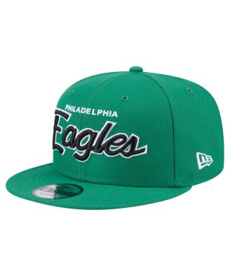 Men's Kelly Green Philadelphia Eagles Main Script 9FIFTY Snapback Hat
