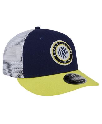 Men's Navy Nashville SC Throwback Trucker Low Profile 9FIFTY Snapback Hat