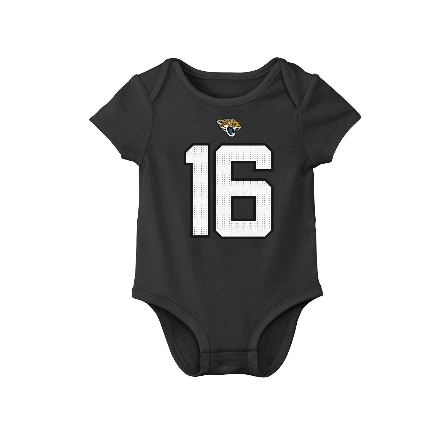 Baby Boys and Girls Trevor Lawrence Charcoal Jacksonville Jaguars Player Name & Number Bodysuit