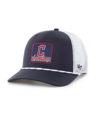 '47 Brand - Men's Navy/White Cleveland Guardians Scratch Adjustable Trucker Hat