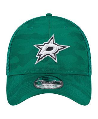 Новая мужская кепка Kelly Green Dallas Stars Active с тонким камуфляжем 39-го размера от New Era Flex.