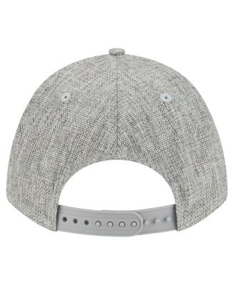 Men's Gray Boston Red Sox Cotton Weave M-Crown A-Frame 9FORTY Adjustable Hat