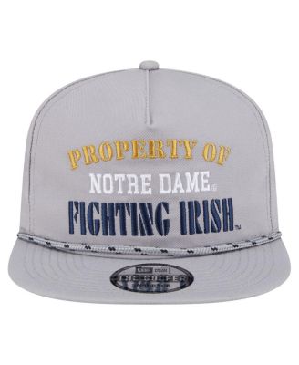 Men's Gray Notre Dame Fighting Irish Golfer Vintage Adjustable Hat