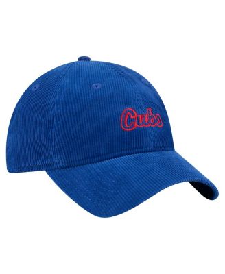 Women's Royal Chicago Cubs Corduroy 9TWENTY Adjustable Hat