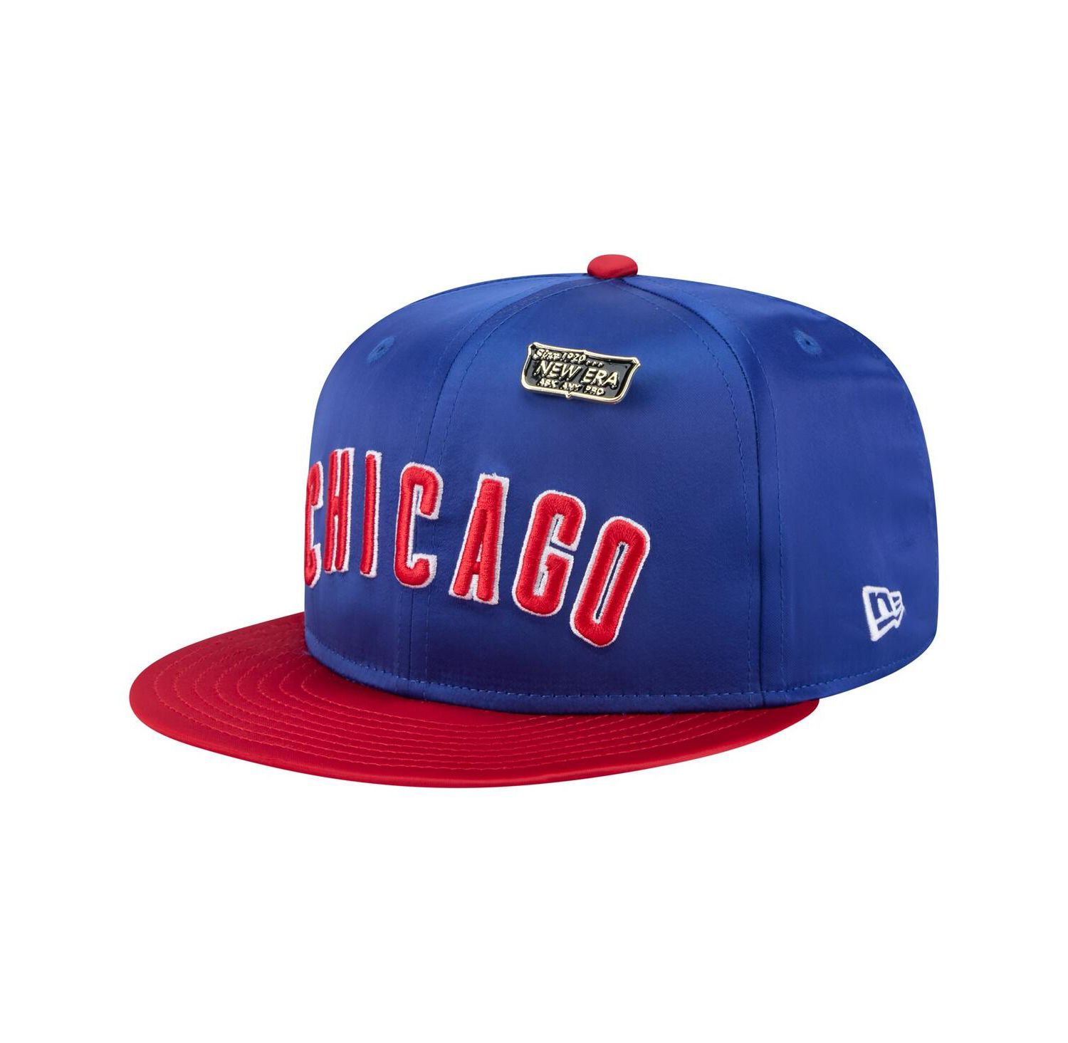 Men's Royal/Red Chicago Cubs Satin 59FIFTY Fitted Hat