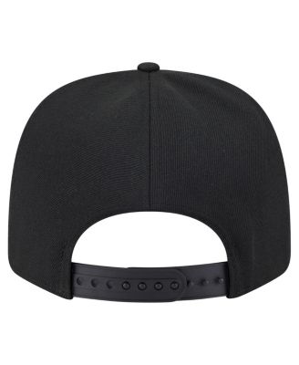 Men's Black Iowa Hawkeyes Game Day Multi-Rope 9SEVENTY Stretch-Snap Hat