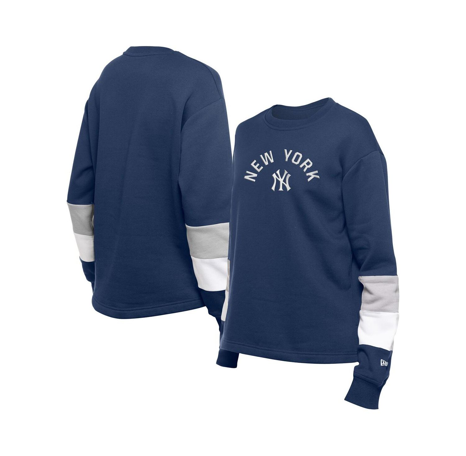Women's Navy New York Yankees Gameday Crewneck Sweatshirt