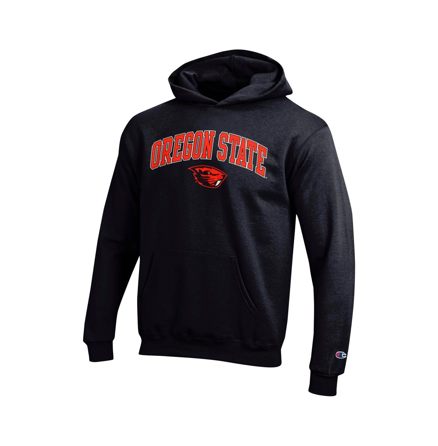 Детское худи Champion Black Oregon State Beavers Campus Pullover — фото 2