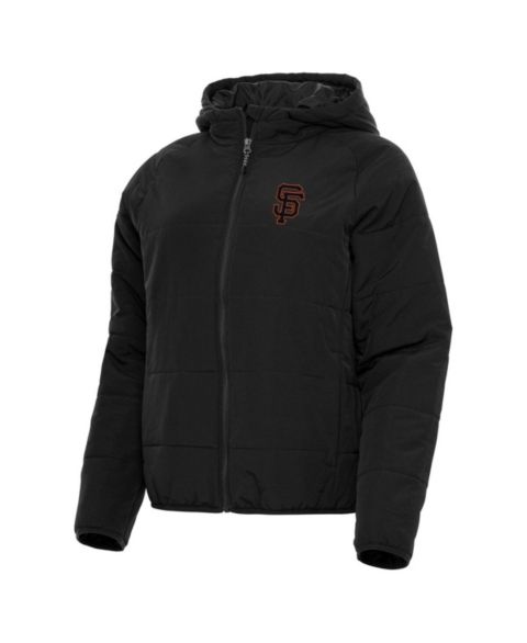 Женские худи Antigua Women's Black San Francisco Giants Universe Full-Zip Jacket