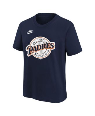 Big Boys and Girls Navy San Diego Padres Team Logo T-Shirt