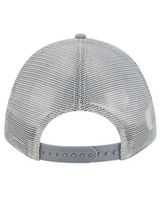 Men's Gray Athletics Color Pack A-Frame 9FORTY Trucker Adjustable Hat
