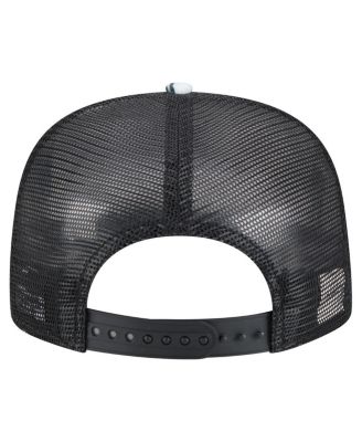 Men's Black Chicago White Sox Adventure Pattern Golfer Trucker Snapback Hat